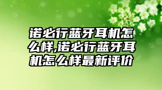 諾必行藍(lán)牙耳機(jī)怎么樣,諾必行藍(lán)牙耳機(jī)怎么樣最新評價